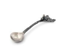 Small Solid Pewter Acorn Ladle/Sauce/Serving Spoon 4.5 inch Long picture