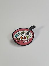 My Day Bowl of Cereal Lapel Pin Alphabet picture
