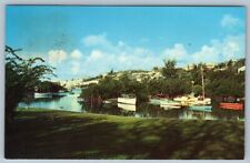 Postcard Paget Bermuda Foot of the Lane picture