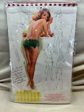 Vintage 1958 Pin-Up Calendar Sketch Pad By Ted Withers picture