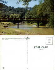 Natural Bridge State Park Slade KY rustic lake chrome unused vintage postcard picture