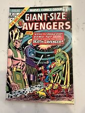 Giant-Size Avengers #2 (1975) Death of Swordsman FN- 5.5 picture