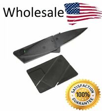 Lot Credit Card Thin Knives Folding Wallet Pocket Micro Survival Knife Tool USA  picture