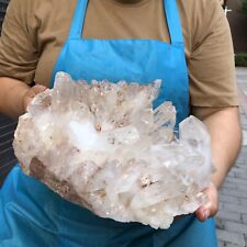 4900g HUGE Clear White Quartz Crystal Cluster Rough Specimen Healing Stone 1813 picture