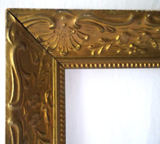 Vintage Ornate Gold Gesso Wood Picture Frame Fits 16