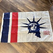 Statue of Liberty Flag Nylon 3ft x 5ft 1886-1986 w/Box USA ANNIN picture