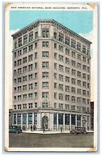 c1920's American National Bank Building Sarasota Florida FL Unposted Postcard picture