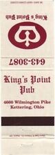 King's Point Pub, Kettering, Ohio, Logo Vintage Matchbook Cover picture