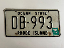 1979 Rhode Island License Plate Ocean State Slogan picture