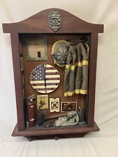 Fire Fighters Wooden Home Decor Clock Key Hanger Picture Frame Plaque Volunteer picture