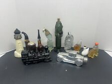 Vintage Lot of 11 AVON COLLECTIBLE PERFUME BOTTLES Cars Pipes, And Others ￼ picture