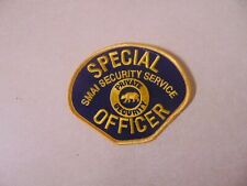 LAW ENFORCEMENT PATCH POLICE OLDER SPECIAL SMAI SECURITY SERVICE OFFICER PRIVATE picture