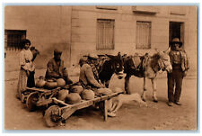 c1940's Buck Carriage with Jars Tipos Toledo Antique Unposted Postcard picture