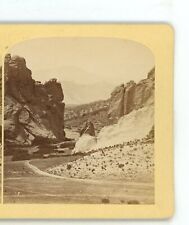 The Gateway Entrance to the Garden of the Gods CO Gurnsey Stereoview c1870 picture
