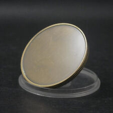 10Pcs Blank Brass Challenge Coin Commemorative Engravable Collection Laser picture