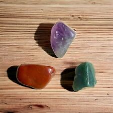 Aquarius Crystals, Zodiac Sign Crystal Set, Amethyst, Red Jasper, Moss Agate picture