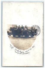 1911 President Taft Motorcade Los Angeles California CA RPPC Photo Postcard picture
