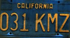 Vintage California License Plate - Crafting Birthday  MANCAVE Nostalgic picture