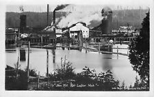 Postcard RPPC C-1910 Washington Port Ludlow Lumber Sawmill Logging WA24-617 picture