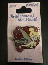 B5 Disney DLR LE 1000 Pin Birthstone Of The Month Tinker Bell January picture