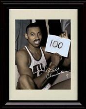 16x20 Framed Wilt Chamberlain Autograph Promo Print - Holding 100 Points Scored picture