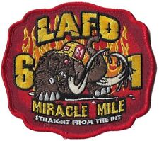 LAFD Station 61 Miracle Mile Straight From the Pit - NEW  Fire Patch . picture