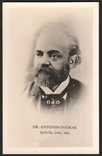 RPPC Real Photo Postcard 1926-1940s Dr. Antonin Dvorak Spillville Iowa Composer picture