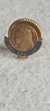 Vintage 10K Solid Gold HNS Past President Pin 2.3 grams picture