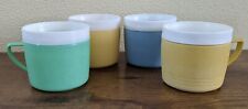 4X Vintage Mid Century 1950s Bolero & Sunfrost  Therm-O-Ware Camping Mugs Cups  picture