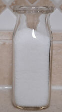 Antique Unbranded Half-Pint Clear Glass Milk/Cream Bottle picture