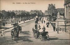 France Paris-Tuileries Street ELD Postcard Vintage Post Card picture