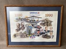 Very RARE Vtg Union 76 Unocal Limited Edition 1890-1990 Lithograph By Bob Wynne~ picture