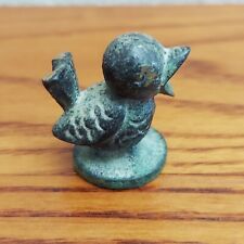 Vintage Walter Bosse Tiny Bronze Bird Miniature Figurine 1950s Lovely Patina picture