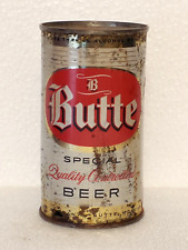 Vintage Butte Special Quality Controlled Montana Flat Top Beer Can picture