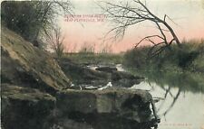 c1910 Scene on Little Platte River, Platteville, Wisconsin Postcard picture