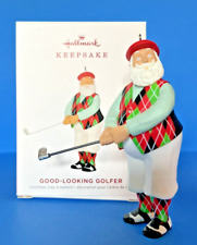 Hallmark Good-Looking Golfer Santa Christmas Ornament Golfing 2019 NIB 