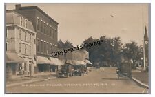 RPPC Million Dollar Highway Downtown HOLLEY NY New York Real Photo Postcard picture