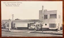 The Californian Motel West Whittier Blvd Montebello California litho picture