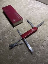 Victorinox Executive Discontinued Red 74mm Swiss Army Knife Vintage with Box NOS picture