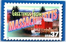 Postcard - Greetings from Massachusetts, U.S.A, North America picture