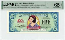 2002 $1 Disney Dollar Snow White PMG 65 EPQ (DIS78) picture