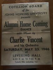 Poster advertising 1946 dance at Johns Hopkins U. picture