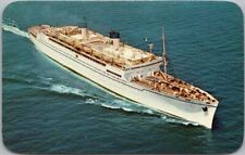 MATSON LINES Cruise Ship Postcard S.S. LURLINE 