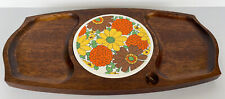 Vintage Gail Craft Wooden Cheese Board Quality Woodenware Japan Retro 70’s picture