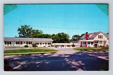 Rutland VT-Vermont, The Highlander Motel, Antique Vintage Souvenir Postcard picture