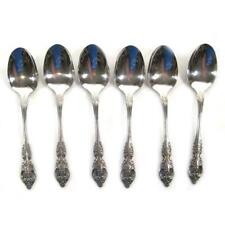 SSS By Oneida Renoir-Pembrooke Soup Spoons Lot of 6 Vintage Stainless Flatware picture