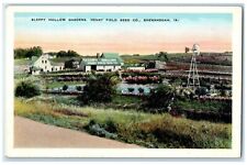 c1920's Sleepy Hollow Gardens Henry Field Seed Co. Shenandoah Iowa IA Postcard picture
