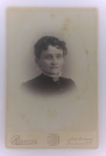 Antique 1800s Photograph Standard Cabinet Card 6 Female Photographer picture