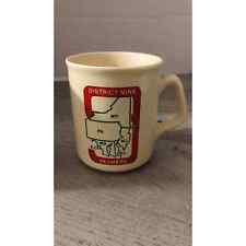 District 9 Beamers Valley Forge Jim Beam Bottle Club 1988 Coffee Mug picture