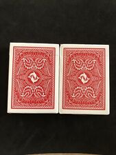 Vintage Playing Cards Dollar Tree 2 Decks Red - Rare & New picture